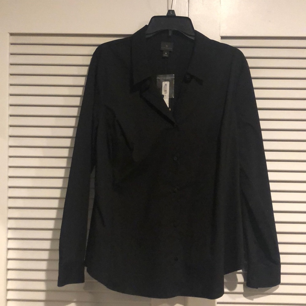 Worthington Black Button Down Shirt